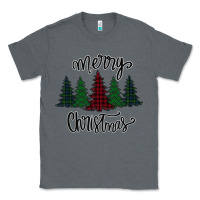 Charcoal Heather Merry Christmas Trees Classic Tee - Bettercallsaul