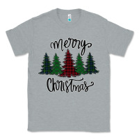 Heather Grey Merry Christmas Trees Classic Tee - Bettercallsaul