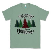 Sage Merry Christmas Trees Classic Tee - Bettercallsaul