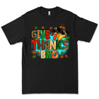 Black give thanks bro Premium Tee - MaliasSmallBusiness