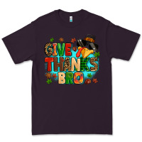 Plum give thanks bro Premium Tee - MaliasSmallBusiness