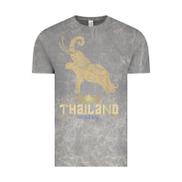 Cloud Rock Thai Flag Vacation Bangkok Travel Thailand Vintage Tee - minhPixels