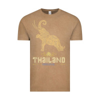 Vintage Coffee Thai Flag Vacation Bangkok Travel Thailand Vintage Tee - minhPixels