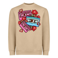Mushroom valentines day casette olivia Heavyweight Sweatshirt - OliviaCreatesArt