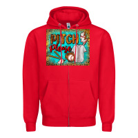 Red pitch please mouse pad Zipper Hoodie - BundleAndBundleShop