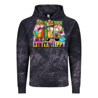Cloud Black stay trippy little hippy Vintage Hoodie - NancyCooperArtShop