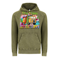 Vintage Olive stay trippy little hippy Vintage Hoodie - NancyCooperArtShop
