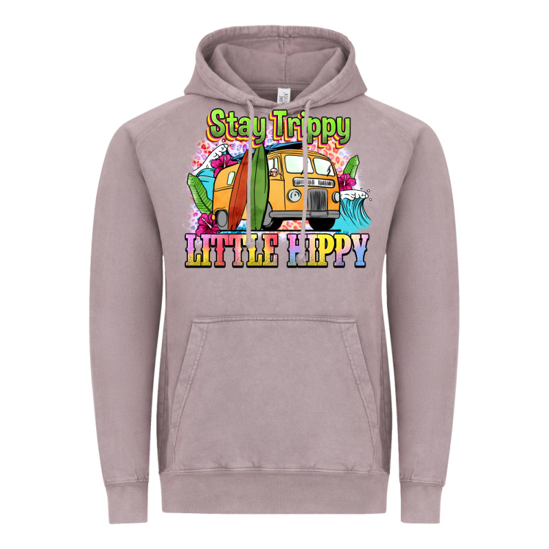 Stay Trippy Little Hippy Vintage Hoodie by NancyCooperArtShop | Teevron