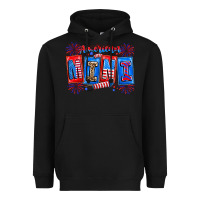 Black american mini Heavyweight Hoodie - CowhideDigitalArt