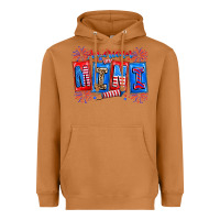 Meerkat american mini Heavyweight Hoodie - CowhideDigitalArt