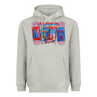 Moon Dust american mini Heavyweight Hoodie - CowhideDigitalArt