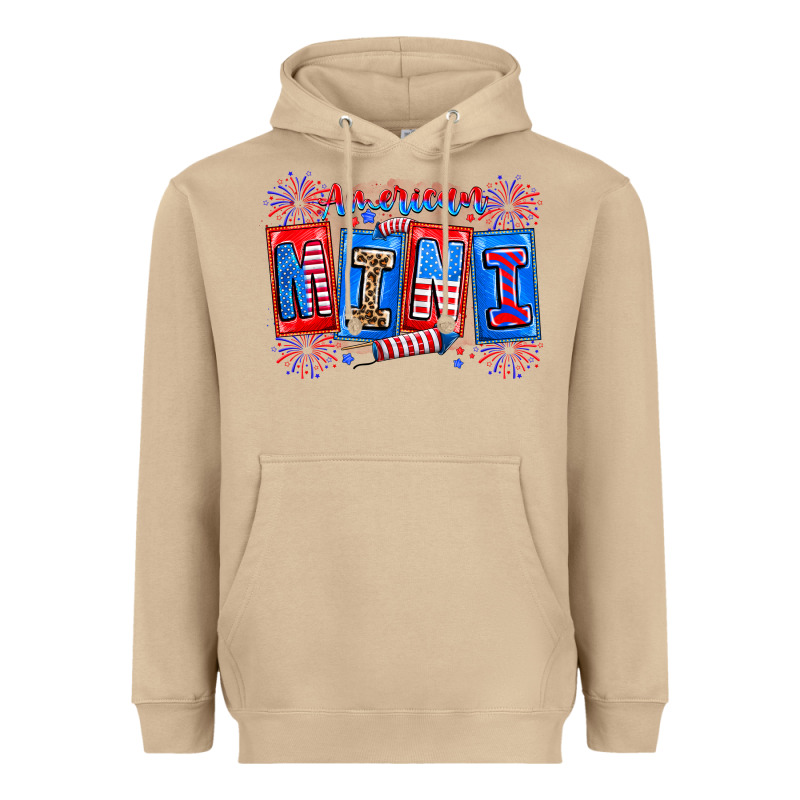 American Mini Heavyweight Hoodie by CowhideDigitalArt | Teevron