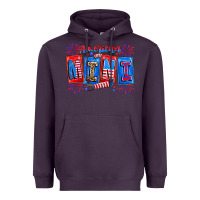 Plum american mini Heavyweight Hoodie - CowhideDigitalArt