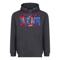 Smoke american mini Heavyweight Hoodie - CowhideDigitalArt