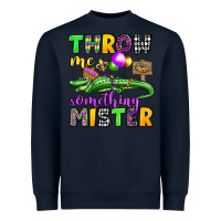 Navy throw me something mister mardi gras olivia Heavyweight Sweatshirt - OliviaCreatesArt