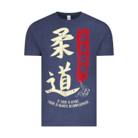 Vintage Denim Judo Cool Japanese Symbol Judoka Martial Arts Lover Gift Vintage Tee - minhPixels