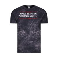 Cloud Black Make Treason Wrong Again Political Resist Lying Anti-Trump Vintage Tee - minhPixels