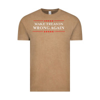Vintage Coffee Make Treason Wrong Again Political Resist Lying Anti-Trump Vintage Tee - minhPixels