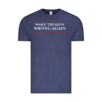 Vintage Denim Make Treason Wrong Again Political Resist Lying Anti-Trump Vintage Tee - minhPixels