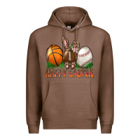 Chestnut Happy Easter Sports Premium Hoodie - BundleAndBundleShop