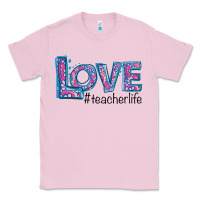 Bubblegum Pink love teacher life Classic Tee - Bettercallsaul