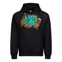 Black rodeo time  with leopard and cowhide Urban Hoodie - Artiststas