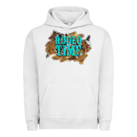 Pigment Lunar Rock rodeo time  with leopard and cowhide Urban Hoodie - Artiststas