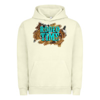 Pigment Pistachio rodeo time  with leopard and cowhide Urban Hoodie - Artiststas