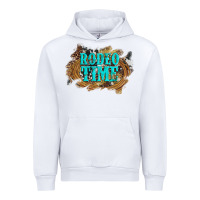 White rodeo time  with leopard and cowhide Urban Hoodie - Artiststas