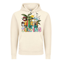 Vintage Artic Let's go surfing Vintage Hoodie - NancyCooperArtShop