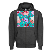 Valentines Day Love Letter And Envelope Zipper Hoodie | Teevron