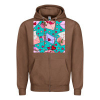 Chestnut valentines day love letter and envelope Zipper Hoodie - BundleAndBundleShop