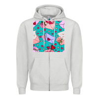 Dove Grey valentines day love letter and envelope Zipper Hoodie - BundleAndBundleShop