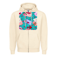 Sandshell valentines day love letter and envelope Zipper Hoodie - BundleAndBundleShop