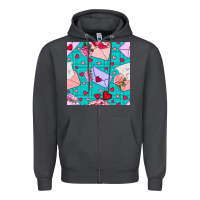 Smoke valentines day love letter and envelope Zipper Hoodie - BundleAndBundleShop