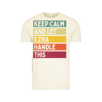 Vintage Arctic Keep Calm And Let Ezra Handle This Funny Retro Quote Vintage Tee - minhPixels