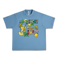 Pebble Blue life is  make it sweet Urban Heavy Tee - NancyCooperArtShop