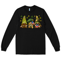 Black Army Gnomes 4th of july Long Sleeve Tee - HowdyJamesFarm