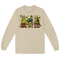 Mushroom Army Gnomes 4th of july Long Sleeve Tee - HowdyJamesFarm