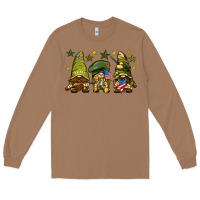 Toasted Coconut Army Gnomes 4th of july Long Sleeve Tee - HowdyJamesFarm