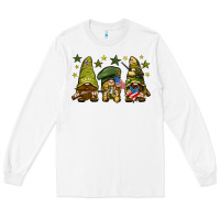 White Army Gnomes 4th of july Long Sleeve Tee - HowdyJamesFarm