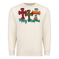 Sandshell merry Christmas cross Premium Sweatshirt - CowhideDigitalArt