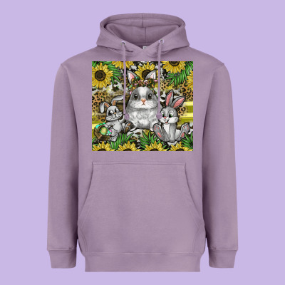 Easter Heavyweight Hoodie Designed By Cowhidedigitalart