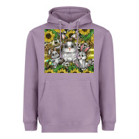 Lavender easter Heavyweight Hoodie - CowhideDigitalArt