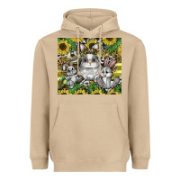 Mushroom easter Heavyweight Hoodie - CowhideDigitalArt
