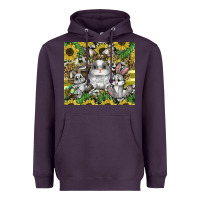Plum easter Heavyweight Hoodie - CowhideDigitalArt