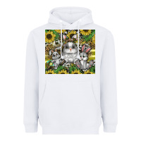 White easter Heavyweight Hoodie - CowhideDigitalArt