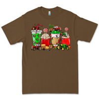 Cacao Christmas tractor coffee cup Premium Tee - NancyCooperArtShop