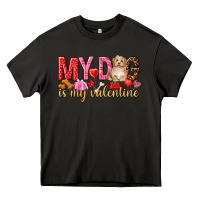 Asphalt my dog is my valentine Heavy Core Tee - NancyCooperArtShop