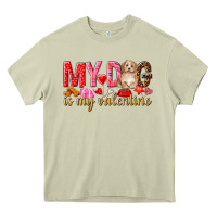 Mossy my dog is my valentine Heavy Core Tee - NancyCooperArtShop